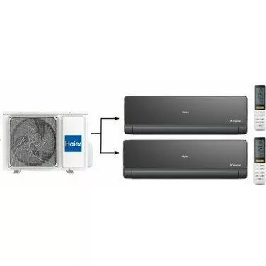 Мульти сплит система на 2 комнаты HAIER 2U40S2SM1FA/AS09NS6ERA-B*2шт Мульти сплит система на 2 комнаты HAIER 2U40S2SM1FA/AS09NS6ERA-B*2шт