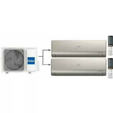 Мульти сплит система на 2 комнаты HAIER 2U40S2SM1FA/AS09NS6ERA-G*2шт Мульти сплит система на 2 комнаты HAIER 2U40S2SM1FA/AS09NS6ERA-G*2шт
