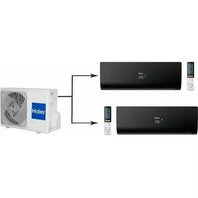 Мульти сплит система на 2 комнаты HAIER 2U40S2SM1FA/AS25S2SF1FA-B/AS35S2SF1FA-B