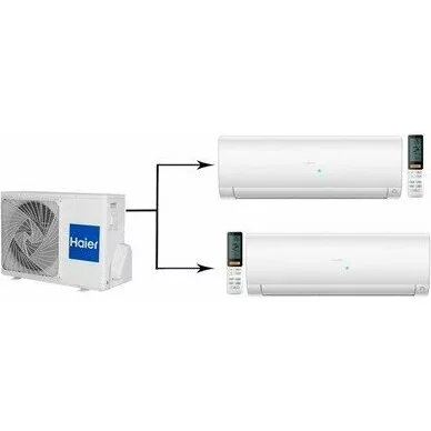 Мульти сплит система на 2 комнаты HAIER 2U40S2SM1FA/AS25S2SF1FA-W/AS35S2SF1FA-W