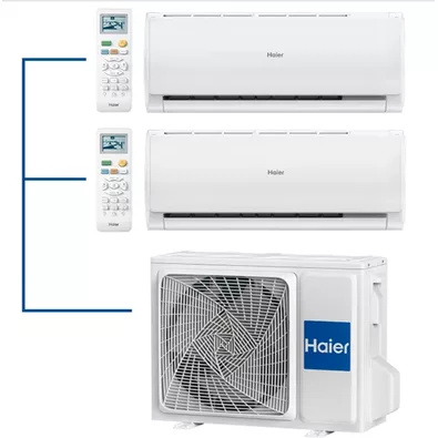 Внешний блок мульти сплит-системы на 2 комнаты HAIER 2U50S2SM1FA-3/AS09TS6HRA-M*2шт Внешний блок мульти сплит-системы на 2 комнаты HAIER 2U50S2SM1FA-3/AS09TS6HRA-M*2шт