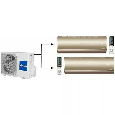 Мульти сплит система на 2 комнаты HAIER 2U50S2SM1FA-3/AS25S2SJ1FA-G/AS35S2SJ1FA-G