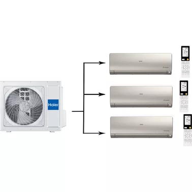 Мульти сплит система на 3 комнаты HAIER 3U55S2SR5FA/AS25S2SF2FA-G*3шт Мульти сплит система на 3 комнаты HAIER 3U55S2SR5FA/AS25S2SF2FA-G*3шт