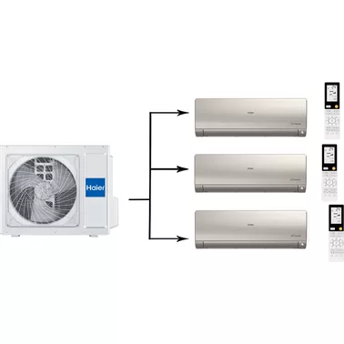 Мульти сплит система на 3 комнаты HAIER 3U55S2SR5FA/AS35S2SF2FA-G/AS25S2SF2FA-G*2шт Мульти сплит система на 3 комнаты HAIER 3U55S2SR5FA/AS35S2SF2FA-G/AS25S2SF2FA-G*2шт