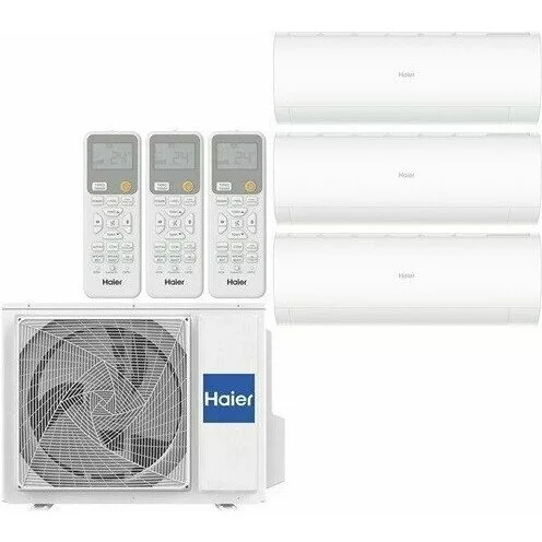 Мульти сплит система на 3 комнаты HAIER Coral Super Match AS25PS1HRA*3/3U70S2SR5FA Мульти сплит система на 3 комнаты HAIER Coral Super Match AS25PS1HRA*3/3U70S2SR5FA